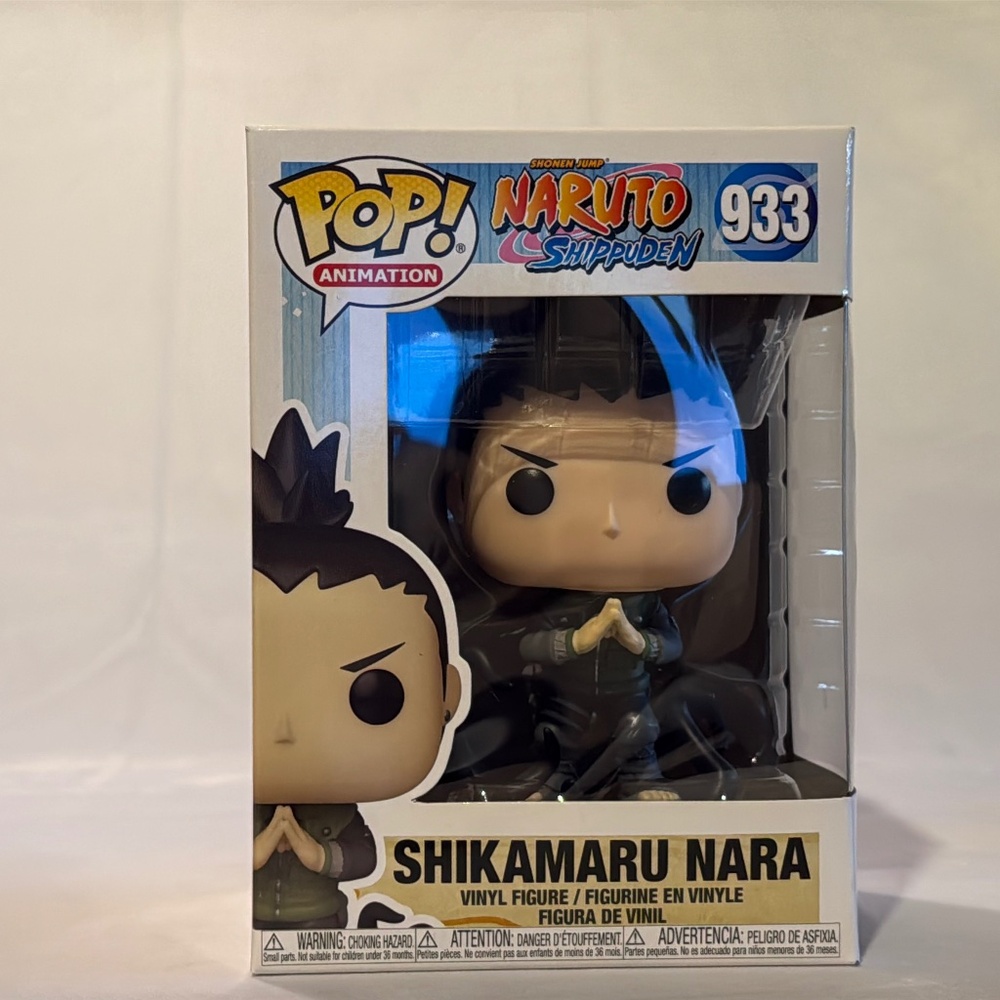 Shikamaru Nara Funko Pop #933 Naruto Shippuden Vinyl Figure NIB